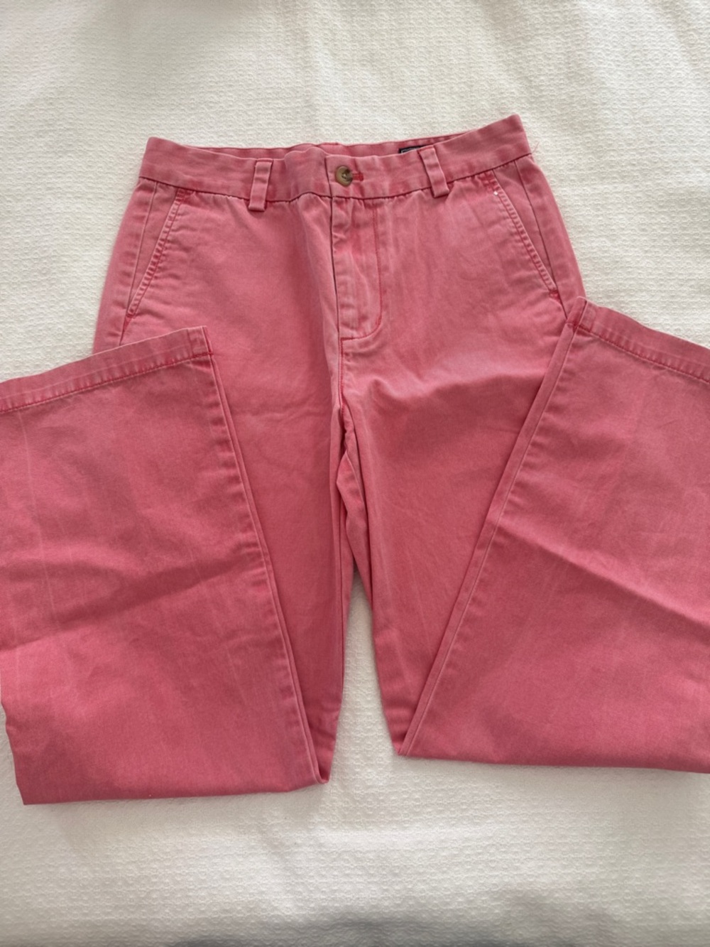 Vineyard vines, boys, rusty red  Straight line Chino breaker pants size 14 GUC